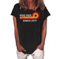 Pro Roe Retro Vintage Since 1973 Womens Rights Feminism Women's Loosen Crew Neck Short Sleeve T-Shirt Black