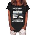 Uss Missouri Ssn Women's Loosen Crew Neck Short Sleeve T-Shirt Black