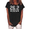 Womens 262 Running Design Marathon Crew Gift Women's Loosen Crew Neck Short Sleeve T-Shirt Black