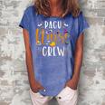 Halloween Pacu Nurse Crew Funny Halloween Witch Pacu Nurse Women's Loosen Crew Neck Short Sleeve T-Shirt Blue