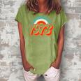 1973 Pro Choice Pro Abortion Roe V Feminist Womens Rights Women's Loosen Crew Neck Short Sleeve T-Shirt Green