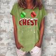 Chest Nuts Christmas T Matching Couple Chestnuts V2 Women's Loosen Crew Neck Short Sleeve T-Shirt Green