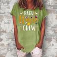 Halloween Pacu Nurse Crew Funny Halloween Witch Pacu Nurse Women's Loosen Crew Neck Short Sleeve T-Shirt Green