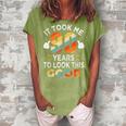 Happy 90Th Birthday Gifts Took Me 90 Years 90 Year Old Women's Loosen Crew Neck Short Sleeve T-Shirt Green