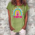 In A World Full Of Grandmas Be A Mimi Happy Mothers Day  Women's Loosen Crew Neck Short Sleeve T-Shirt Green