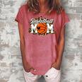 Mothers Day Gift Basketball Mom  Mom Game Day Outfit  Women's Loosen Crew Neck Short Sleeve T-Shirt Watermelon