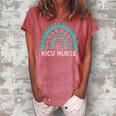 Nicu Nurse Rn Neonatal Intensive Care Nursing Women's Loosen Crew Neck Short Sleeve T-Shirt Watermelon