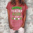 Shamrock One Lucky Teacher Aide St Patricks Day School  Women's Loosen Crew Neck Short Sleeve T-Shirt Watermelon