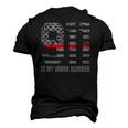 911 Is My Work Number Firefighter Hero Quote Men's 3D T-Shirt Back Print Black