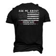 Ask Me About Medicare Health Insurance Consultant Agent Cool Men's 3D T-Shirt Back Print Black