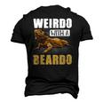 Bearded Dragon Weirdo With A Beardo Reptiles Men's 3D T-Shirt Back Print Black