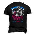 Burnouts Or Bows Gender Reveal Baby Party Announce Uncle Men's 3D T-Shirt Back Print Black