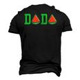 Dada Daddy Watermelon Summer Vacation Summer Men's 3D T-Shirt Back Print Black
