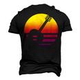 Guitar Retro Style Vintage V2 Men's 3D T-shirt Back Print Black