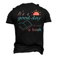 Its Good Day To Read Book Funny Library Reading Lovers  Men's 3D Print Graphic Crewneck Short Sleeve T-shirt Black