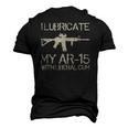 I Lubricate My Ar-15 With Liberal CUM Men's 3D T-Shirt Back Print Black