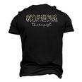 Ot Therapist Leopard Print For Occupational Therapy Men's 3D T-Shirt Back Print Black