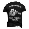 Pappy & Granddaughter - Best Friends Men's 3D T-shirt Back Print Black