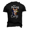 My Patronus Is Corgi Corgi For Corgi Lovers Corgis Men's 3D T-Shirt Back Print Black