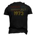 Vintage 1973 49Th Birthday Awesome Since July Retro Men's 3D T-shirt Back Print Black