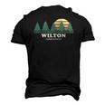 Wilton Ct Vintage Throwback Tee Retro 70S Men's 3D T-Shirt Back Print Black