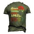 31 Years Old Awesome Since April 1992 31St Birthday Men's 3D T-Shirt Back Print Army Green