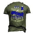 Als Awareness Support Als Fighter Als Warrior Als Men's 3D T-Shirt Back Print Army Green