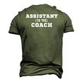 Assistant To The Coach Assistant Coach Men's 3D T-Shirt Back Print Army Green