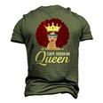 Cape Verdean Queen Cape Verdean Men's 3D T-Shirt Back Print Army Green
