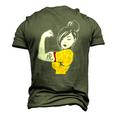 Chinese Woman &8211 Tiger Tattoo Chinese Culture Men's 3D T-Shirt Back Print Army Green