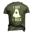 Cute Ghost Halloween I Got A Rock Men's 3D T-Shirt Back Print Army Green