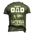 Being A Dad - Letting Him Shoot Men's 3D T-shirt Back Print Army Green