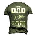 Being A Dad - Letting Her Shoot Men's 3D T-shirt Back Print Army Green