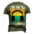 Im The Dj Not A Jukebox Deejay Discjockey Men's 3D T-shirt Back Print Army Green