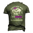 Don&8217T Mess With Titisaurus You&8217Ll Get Jurasskicked Titi Men's 3D T-Shirt Back Print Army Green