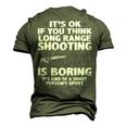 Smart Persons Sport Men's 3D T-shirt Back Print Army Green