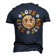 Love Like Jesus Christian God Lover Funny Words On Back V2 Men's 3D Print Graphic Crewneck Short Sleeve T-shirt Khaki