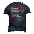 31 Years Old Awesome Since April 1992 31St Birthday Men's 3D T-Shirt Back Print Navy Blue