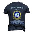 Antarctic Devron Six Vxe 6 Antarctic Development Squadron Men's 3D Print Graphic Crewneck Short Sleeve T-shirt Navy Blue