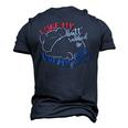 Bbq Grilling Barbecuing Barbecue Pulled Pork Grill 4Th July Men's 3D T-shirt Back Print Navy Blue