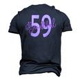Beautiful 59Th Birthday Apparel For Woman 59 Years Old Men's 3D T-Shirt Back Print Navy Blue
