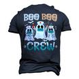 Boo Boo Crew Nurse Halloween Ghost Costume Matching Men's 3D T-shirt Back Print Navy Blue
