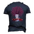 Chinese Crested Dog Lover Chinese Crested Valentine&8217S Day Men's 3D T-Shirt Back Print Navy Blue