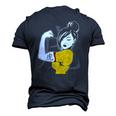 Chinese Woman &8211 Tiger Tattoo Chinese Culture Men's 3D T-Shirt Back Print Navy Blue