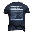Cornish Pasties Nutrition Facts Men's 3D T-Shirt Back Print Navy Blue