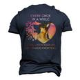 Every Once In A While A Dutch Shepherd Enters You Life Men's 3D T-Shirt Back Print Navy Blue