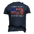 Joe Biden Happy Falling Off Bicycle Biden Bike 4Th Of July Men's 3D T-Shirt Back Print Navy Blue