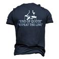 Joe End Of Quote Repeat The Line V3 Men's 3D T-shirt Back Print Navy Blue