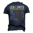Leo Facts Zodiac Sign Astrology Birthday Horoscope Men's 3D T-shirt Back Print Navy Blue