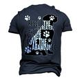 Rescue Save Love - Cute Animal Rescue Dog Cat Lovers Men's 3D T-shirt Back Print Navy Blue